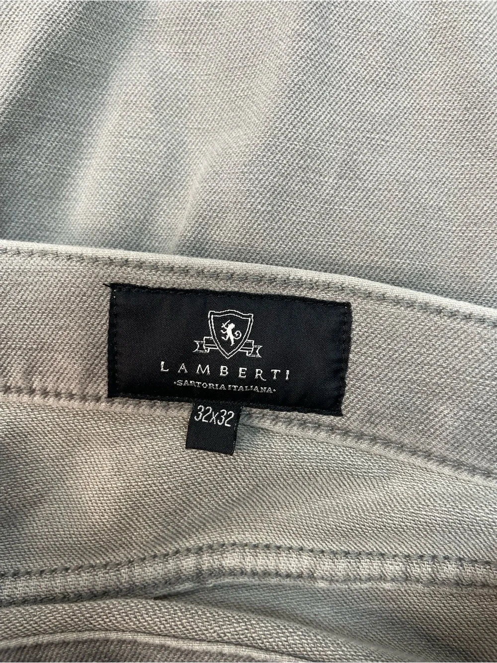 Lamberti Slim Straight Jeans Light Gray